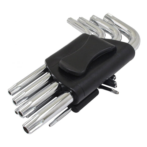 Súprava torx kľúčov typu l s otvorom t10–t50 ASTA poland