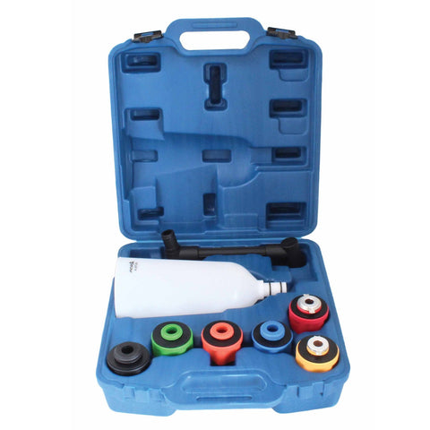 Sada lievikov s 8 špeciálnymi adaptérmi na výmenu oleja