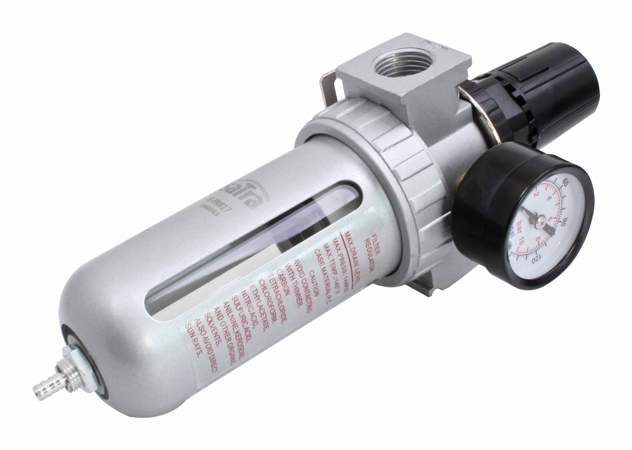 Vzduchový filter s regulátorom tlaku 1/2 satra