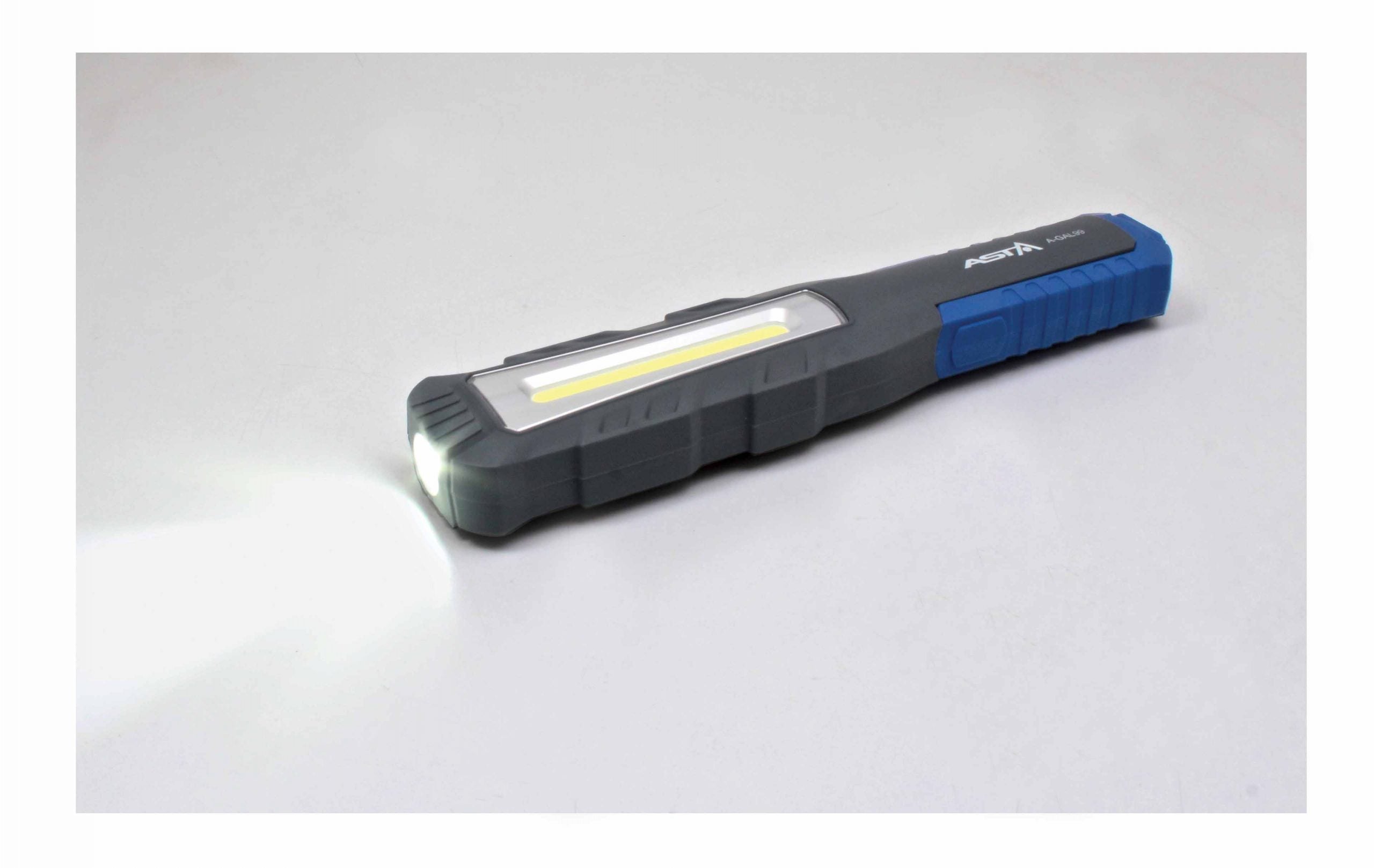 LED COB lampa s akumulátorom, 800lm Asta