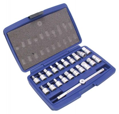 Sada kľúčov - nadstavcov na zátky olejových vaní 21ks