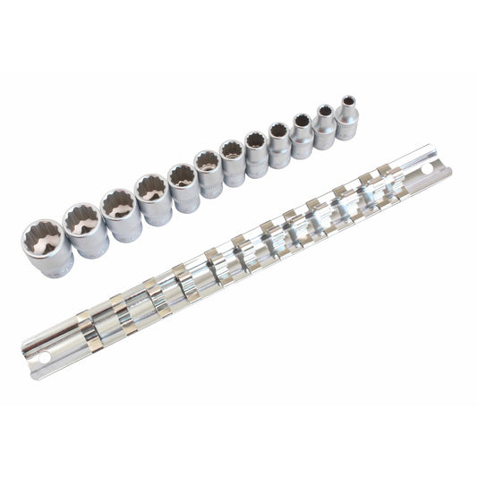 Sada nadstavcov - nástrčných hlavíc 12-hran 1/4'', 12ks