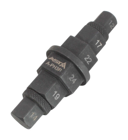 Špeciálny šesťhranný kľúč na prednú os motocykla 3/8