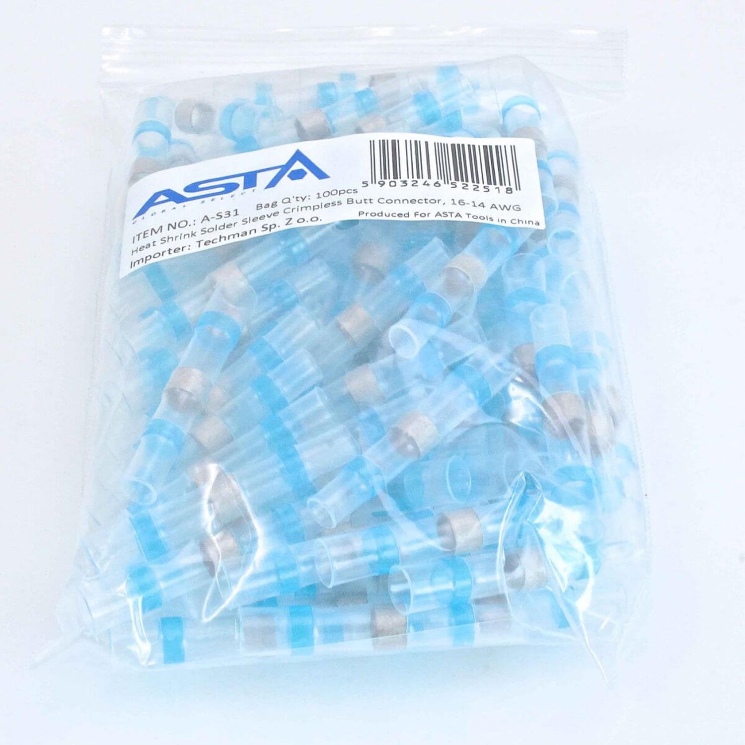 Sada zmršťovacích bužírok s cínom, 16 - 14 AWG, 100ks