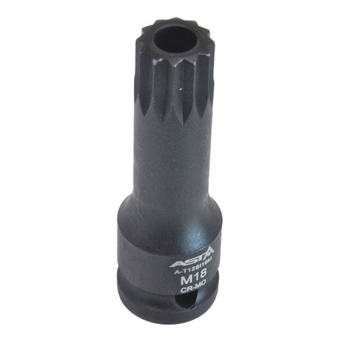 Spline xzn bit m18 s otvorom na rázové uťahovanie 1/2