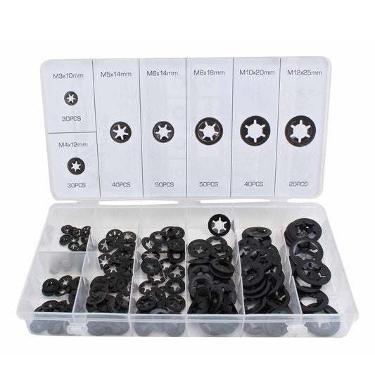 Sada poistných podložiek m3-m12 260 kusov