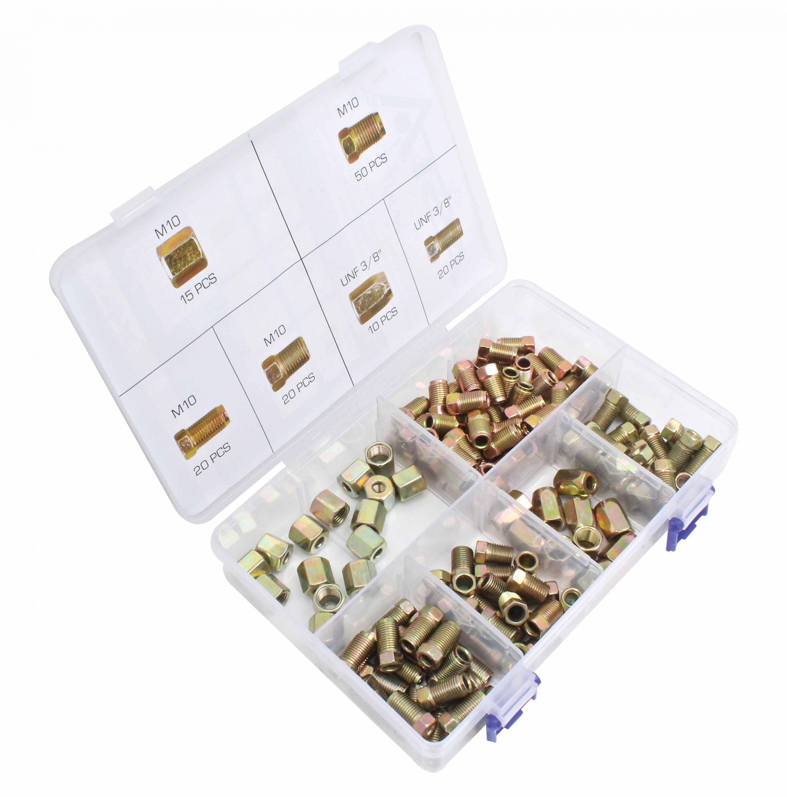 Sada príslušenstva brzdových spojok a konektorov 135ks Asta