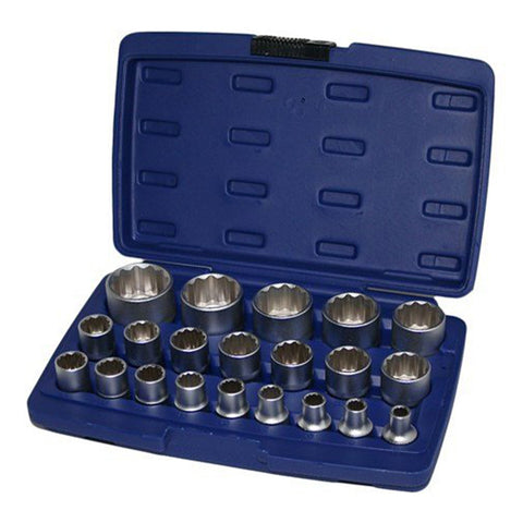 Sada 21 dvanásťhranných nástrčiek 1/2