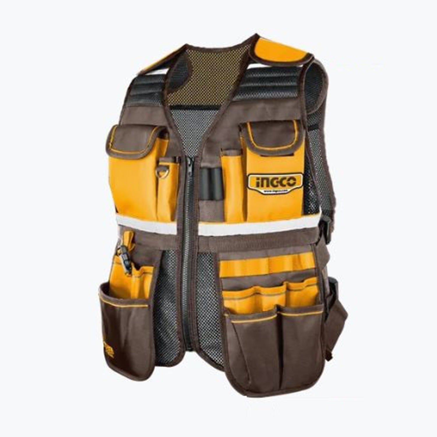 Vesta na náradie s 17 vreckami 48 x 60 x 3 cm