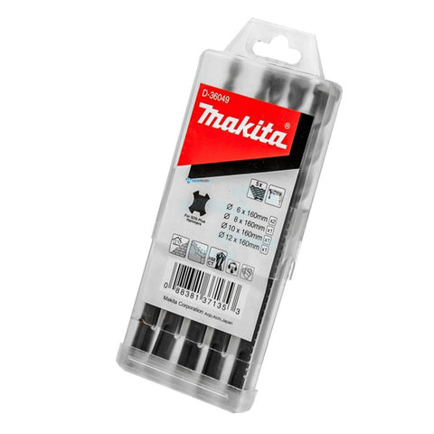 Sada 5 vrtákov SDS Plus 6 - 12mm Makita