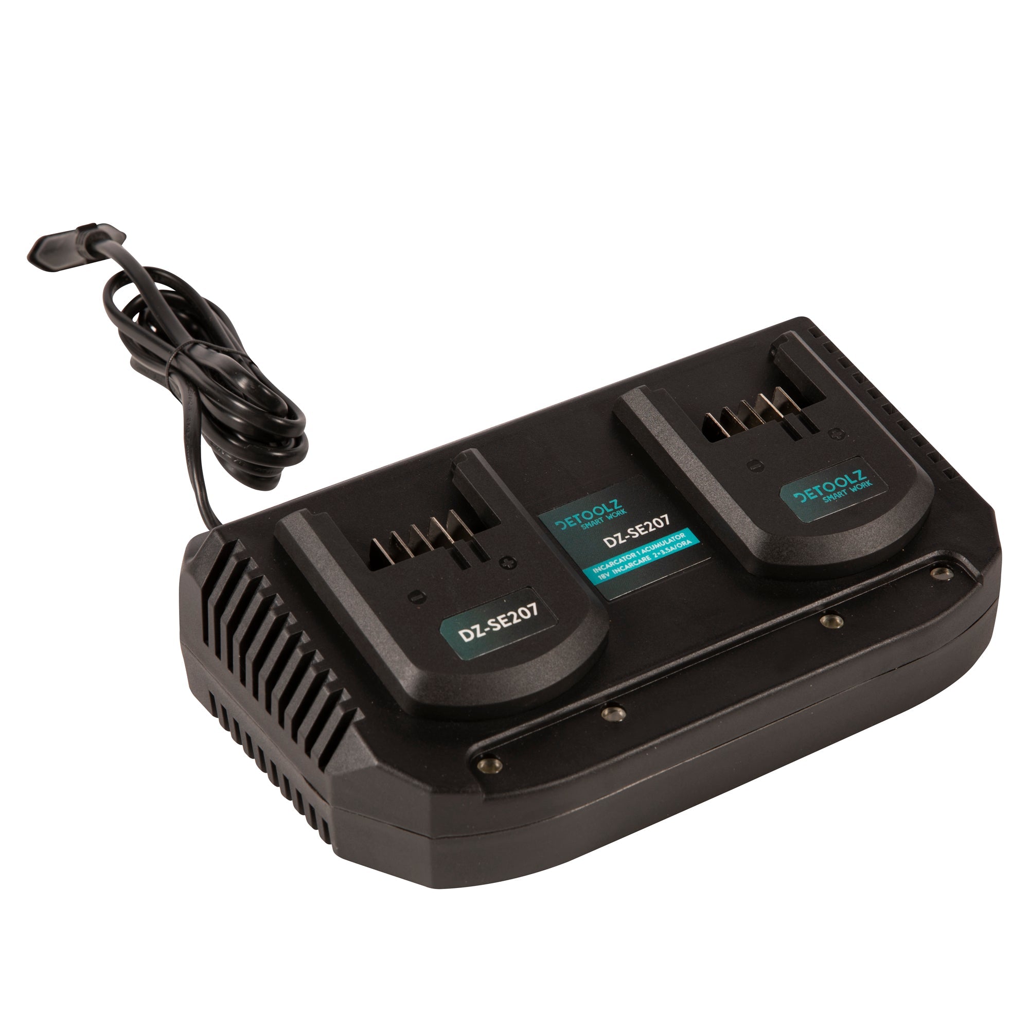 Nabíjačka pre 2 akumulátory li-ion 18v 3.5a detoolz
