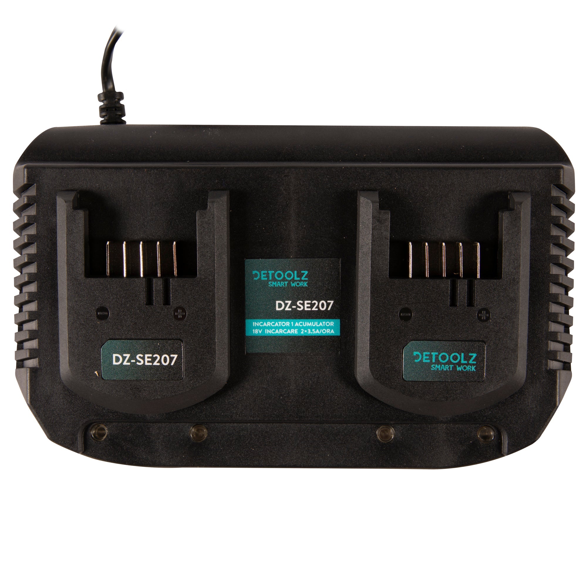 Nabíjačka pre 2 akumulátory li-ion 18v 3.5a detoolz