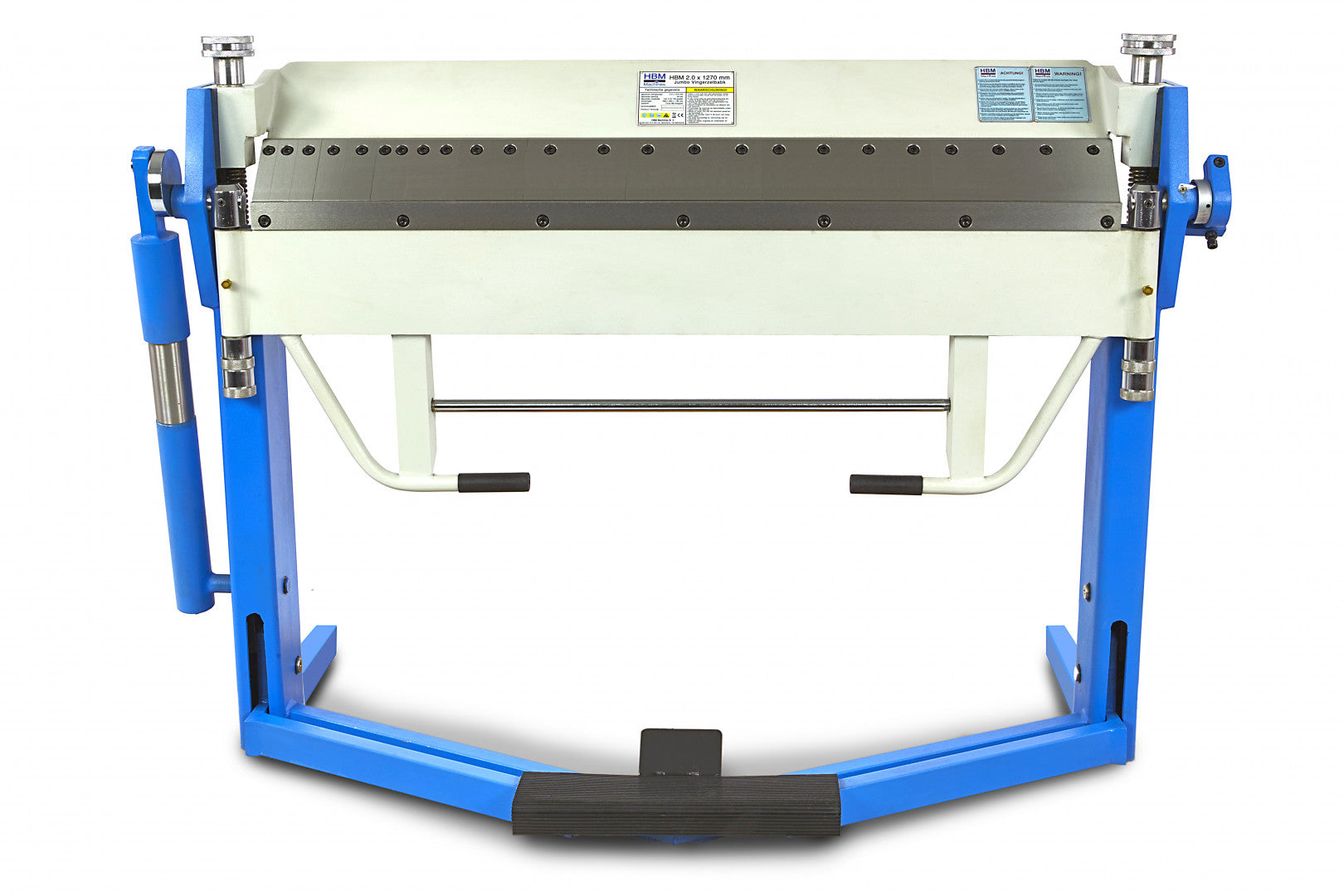 Manuálna ohýbačka plechu s horným segmentovým uchytením 2,5 x 1020mm