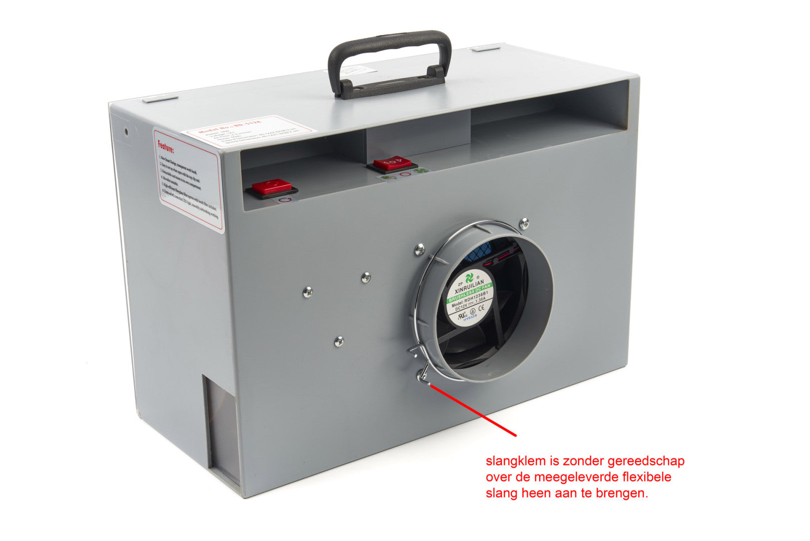 Striekacia kabína - box pre Airbrush s LED osvetlením