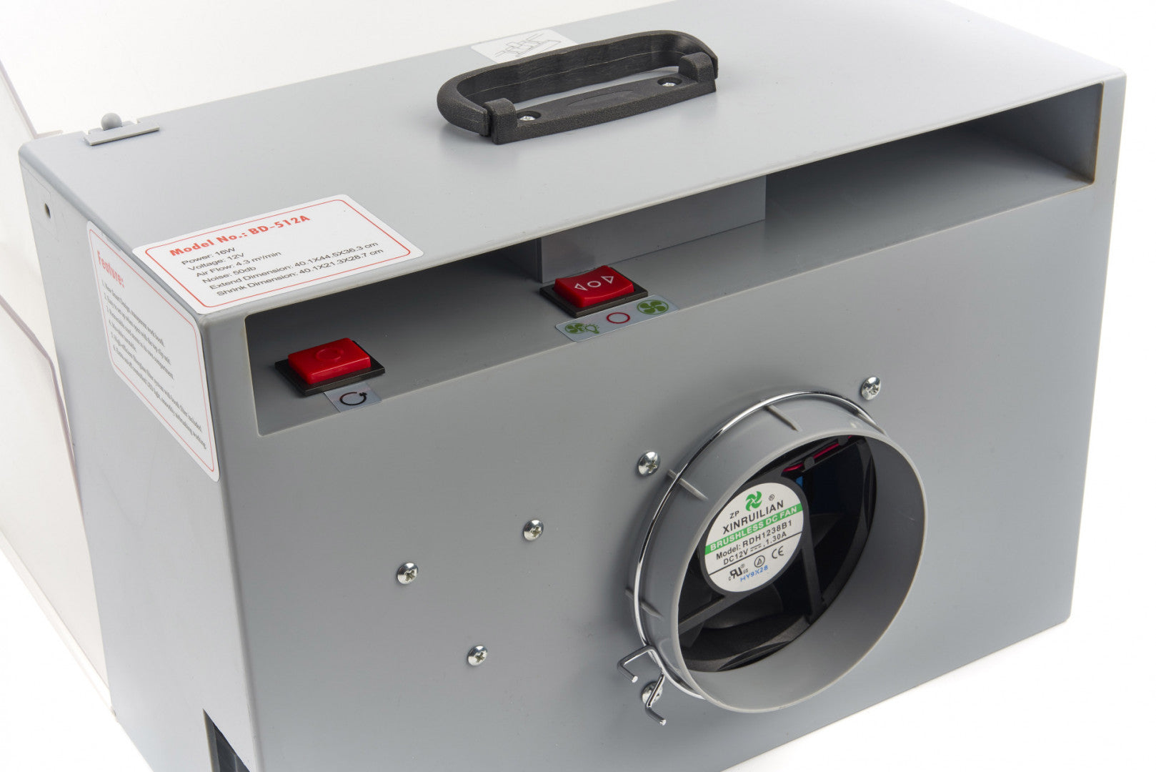 Striekacia kabína - box pre Airbrush s LED osvetlením