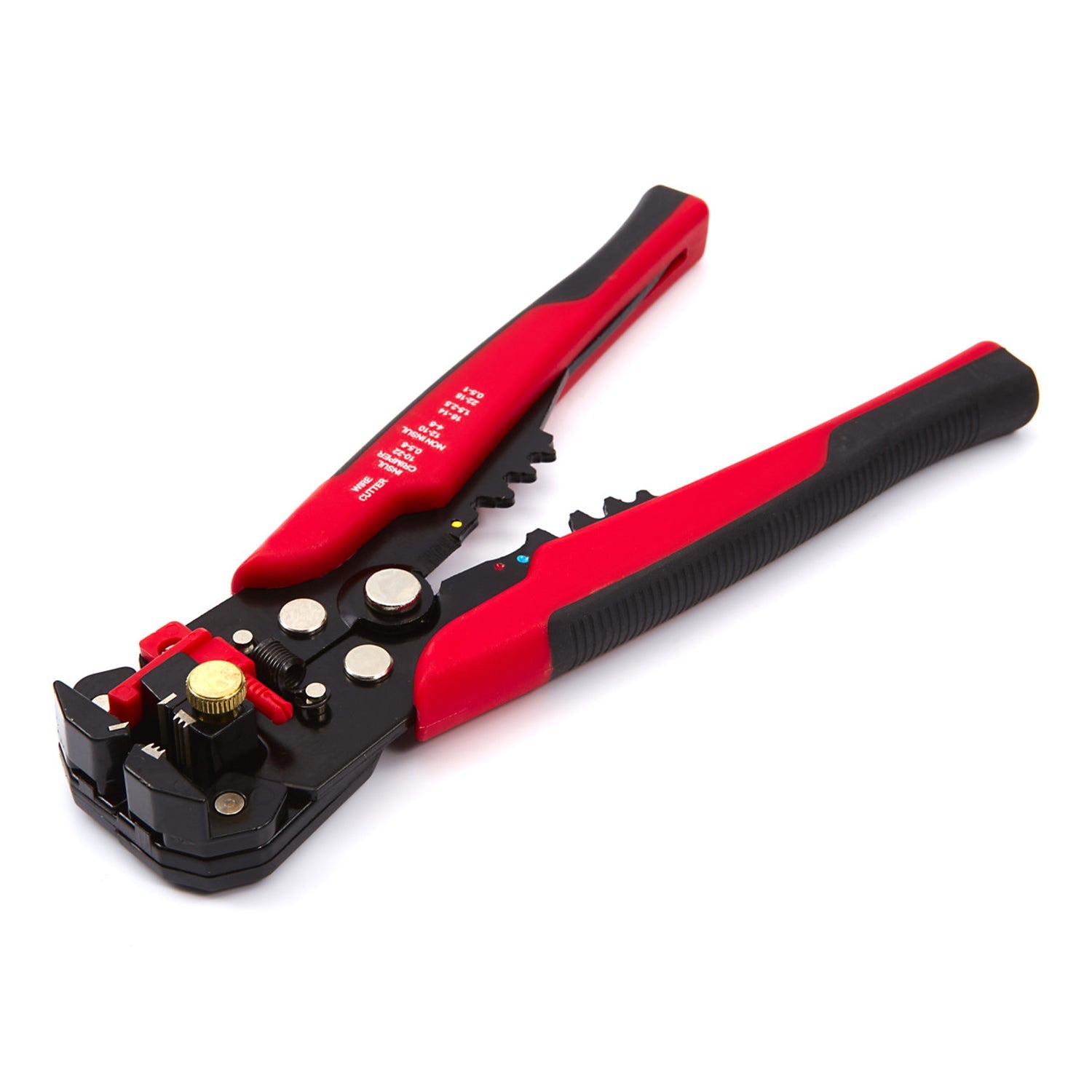 Automatické viacúčelové kliešte na lisovanie, odizolovanie a strihanie elektrických káblov