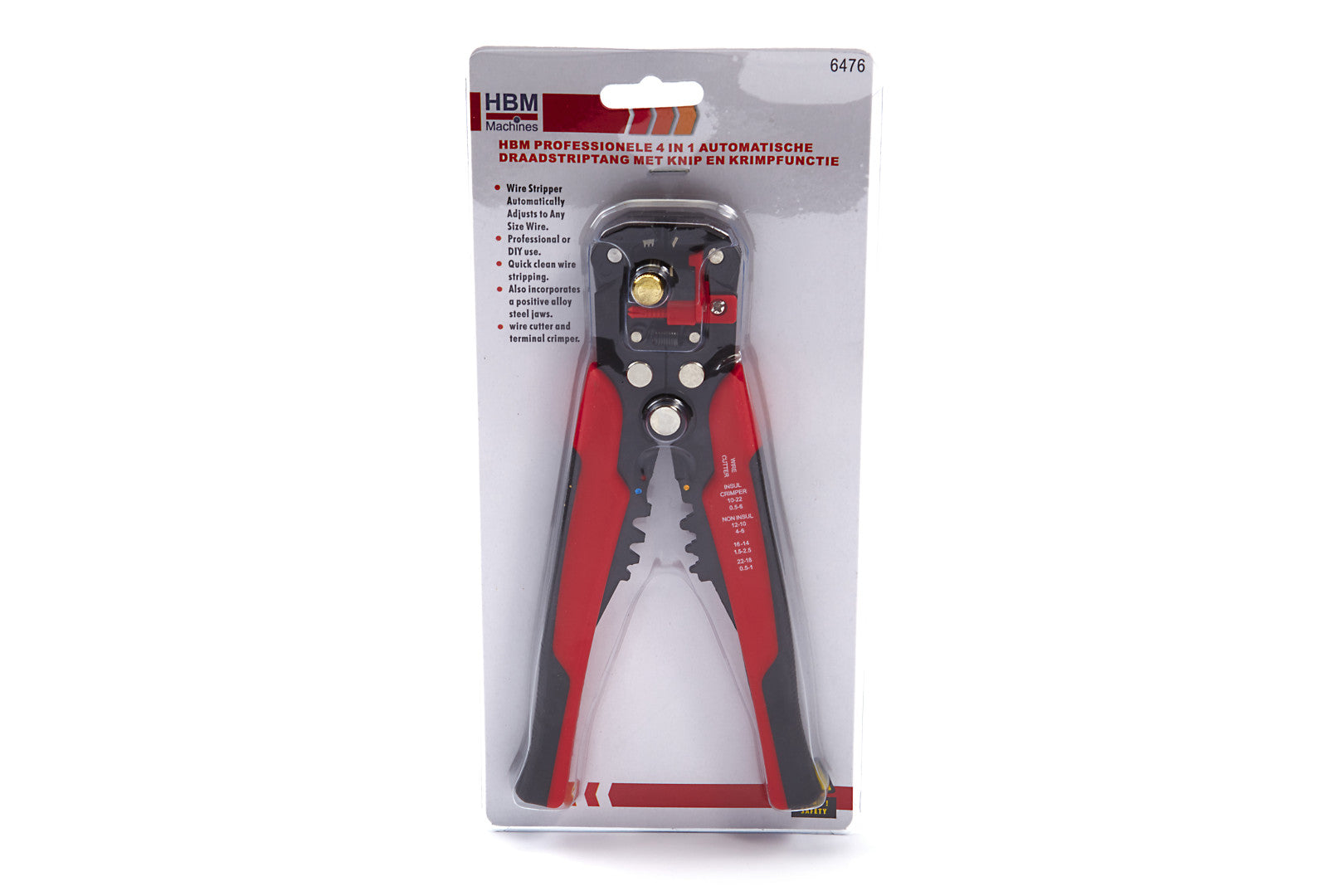 Automatické viacúčelové kliešte na lisovanie, odizolovanie a strihanie elektrických káblov