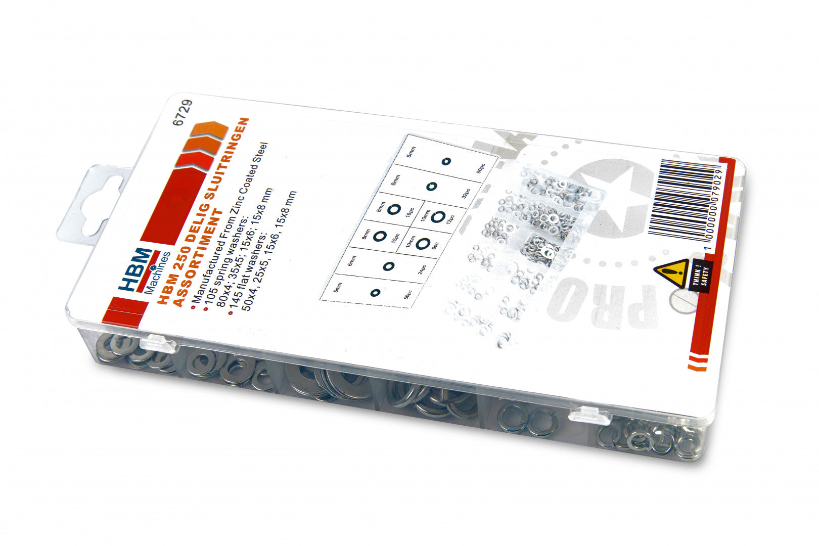 Sada podložiek 250 kusov