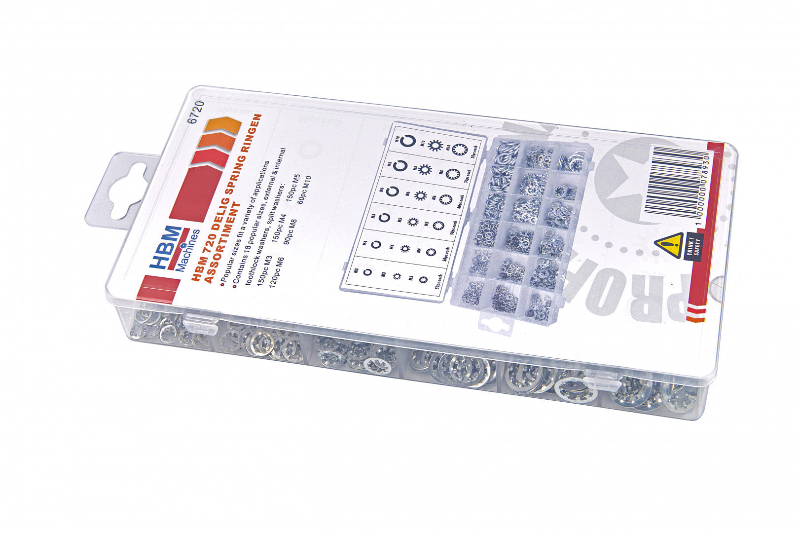 Sada podložiek mix 720 kusov