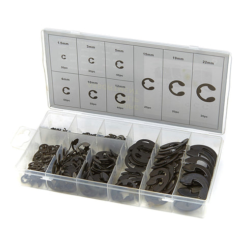 Sada poistných klipov typu e 300 kusov