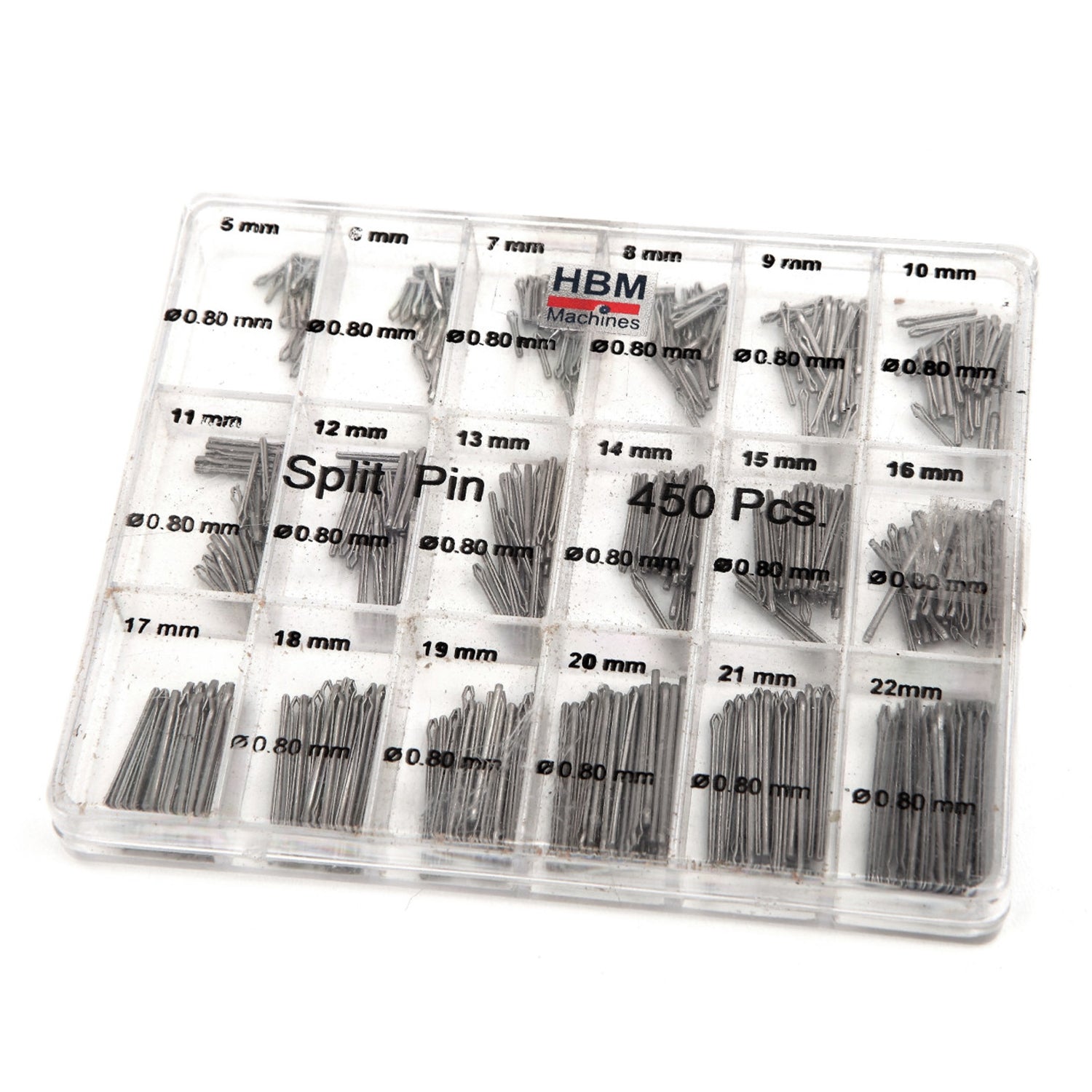 Sada poistiek a závlačiek 450 kusov