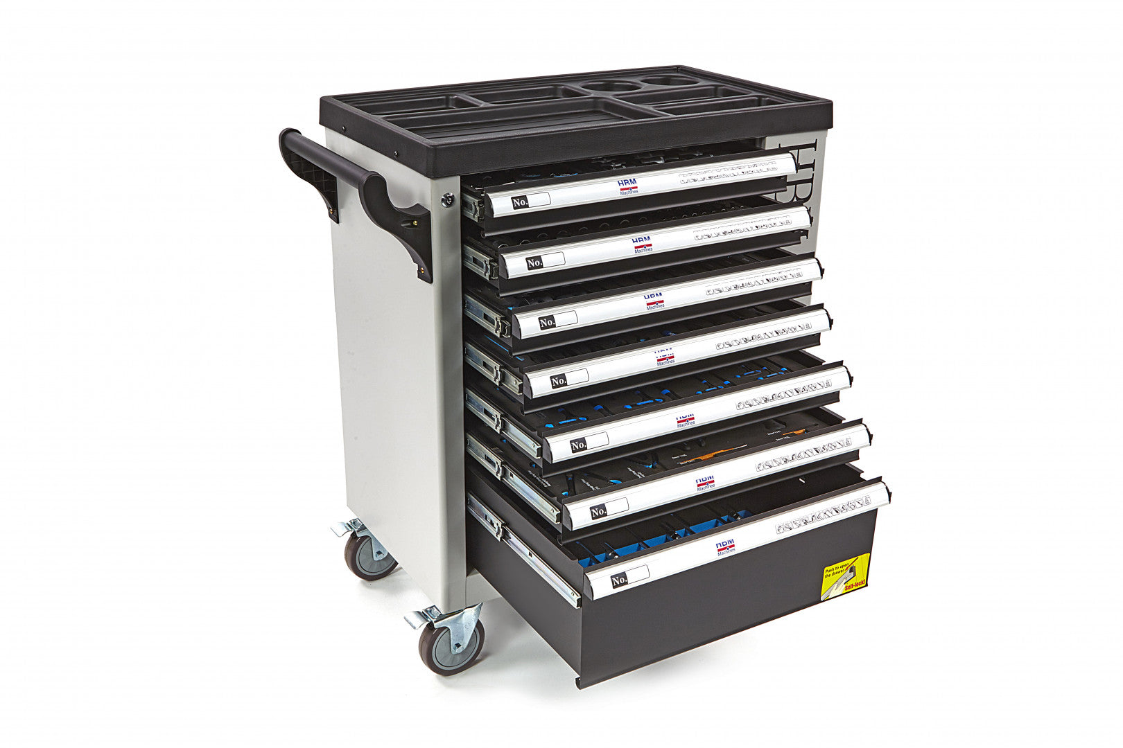 Profesionálna skrinka - dielenský vozík s náradím, so 7 zásuvkami, 262ks náradia, 7 vložiek carbon - premium, HBM Holandsko