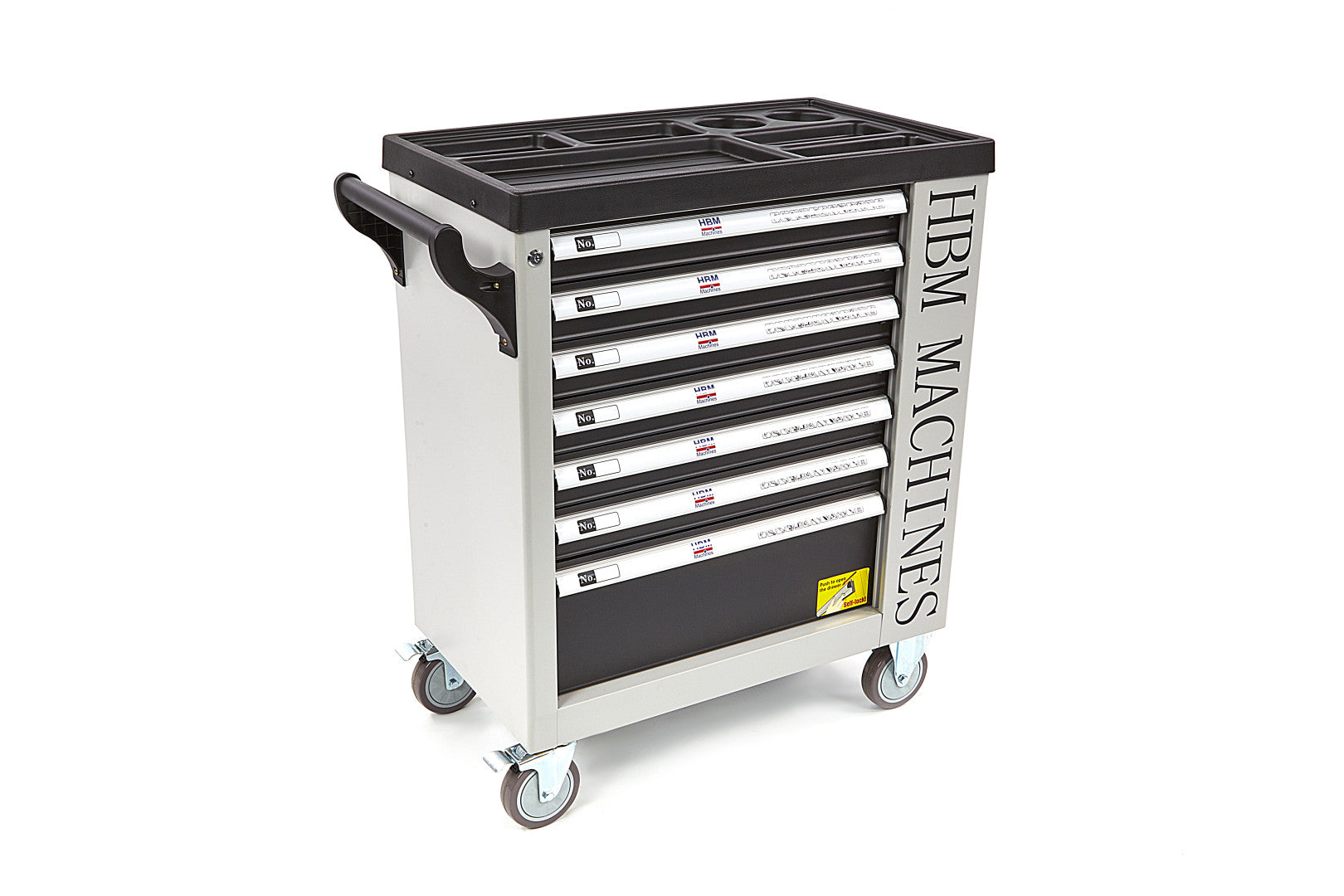 Profesionálna skrinka - dielenský vozík s náradím, so 7 zásuvkami, 262ks náradia, 7 vložiek carbon - premium, HBM Holandsko