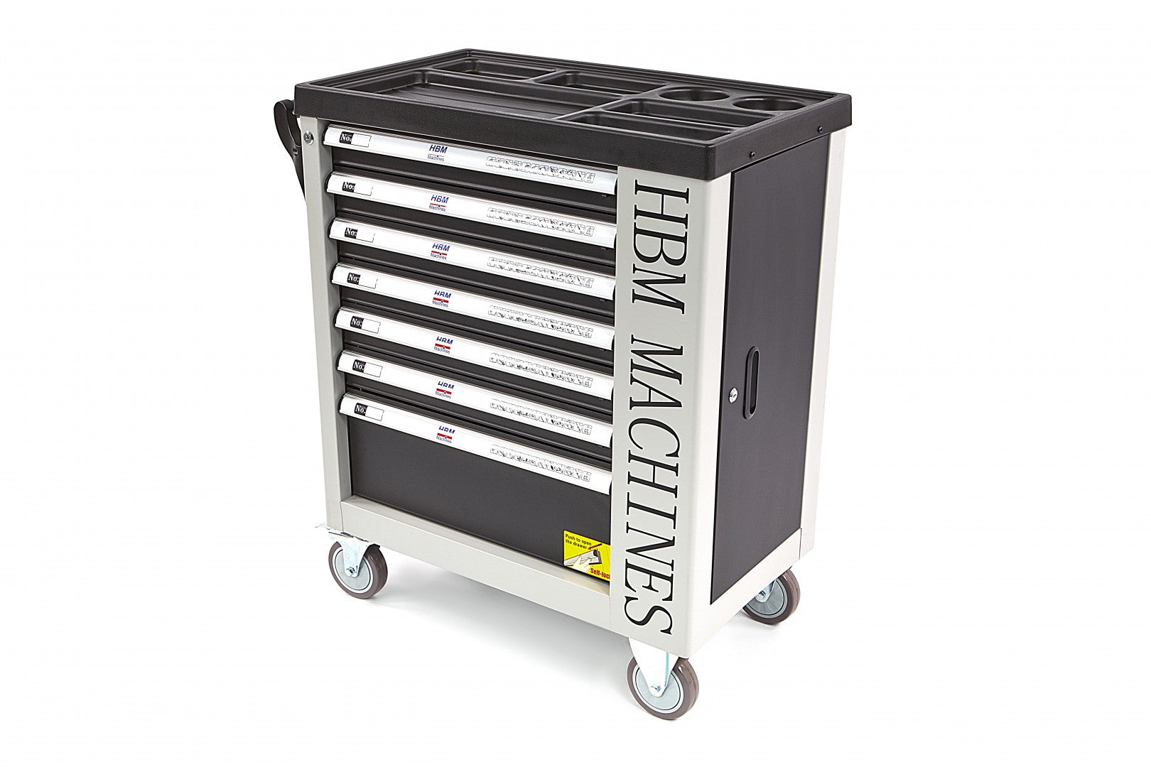 Profesionálna skrinka - dielenský vozík s náradím, so 7 zásuvkami, 262ks náradia, 7 vložiek carbon - premium, HBM Holandsko