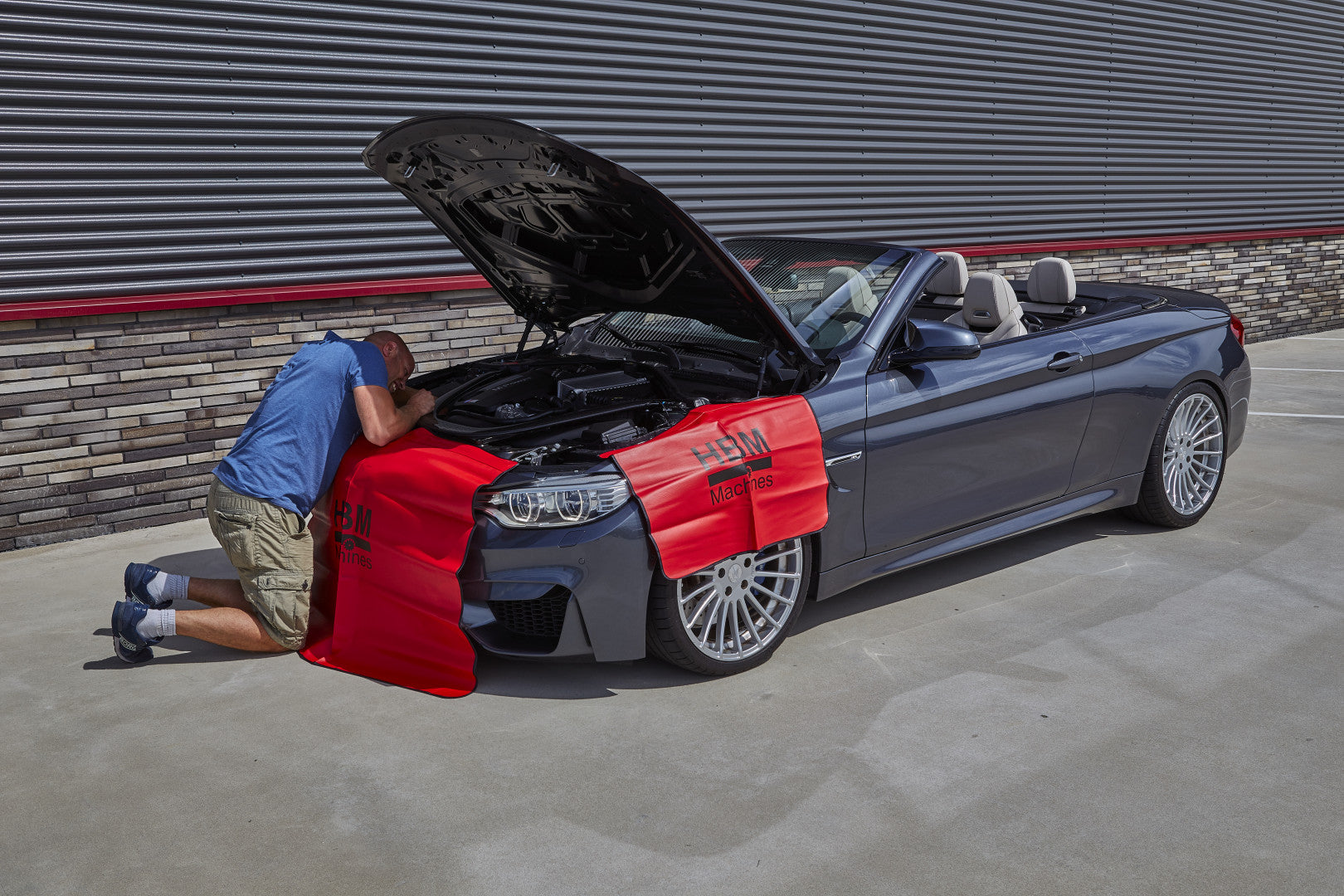 Ochranný poťah - plachta na blatník s magnetickou páskou 120 x 100cm HBM Machines Holandsko