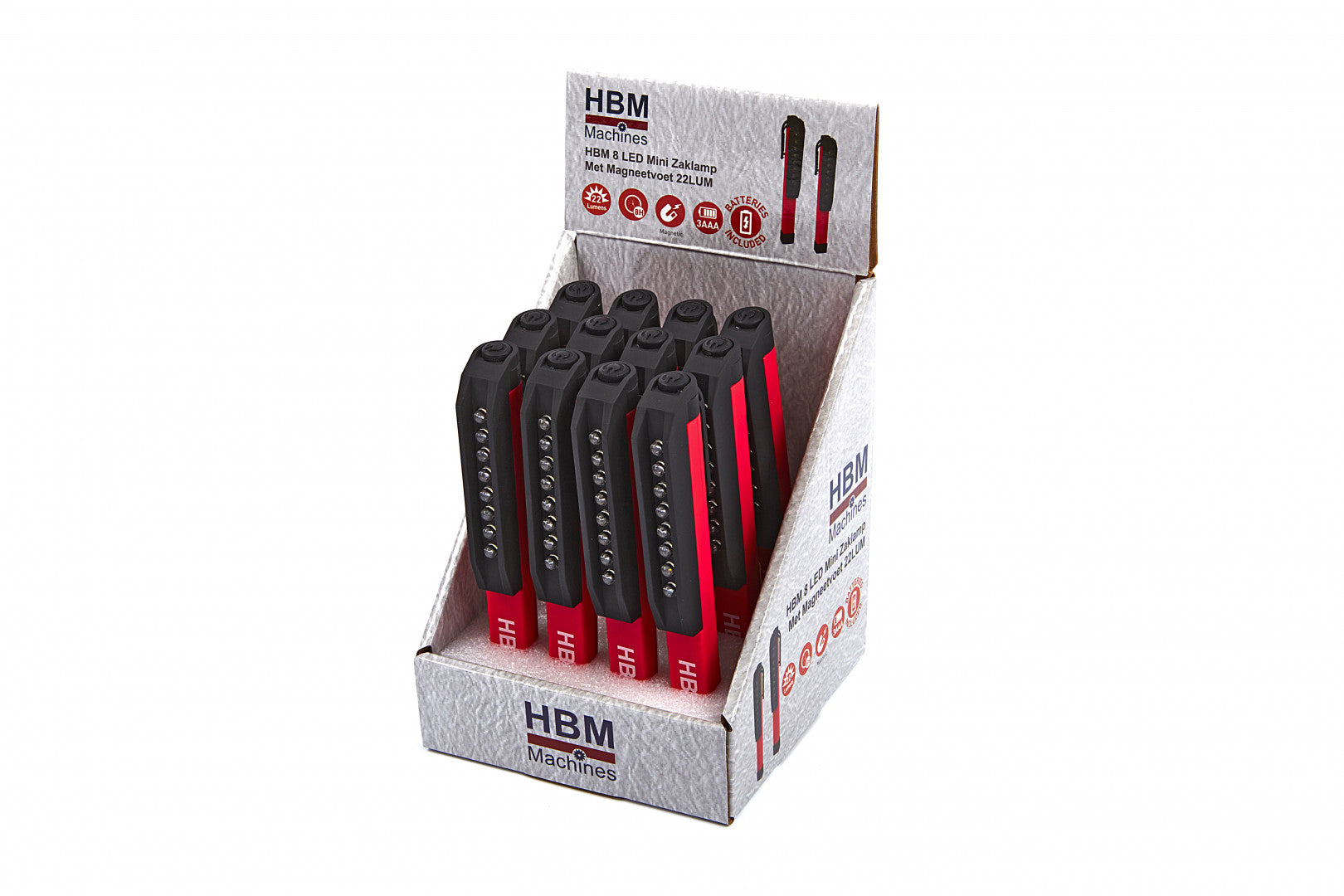 LED lampa s 8 diódami HBM