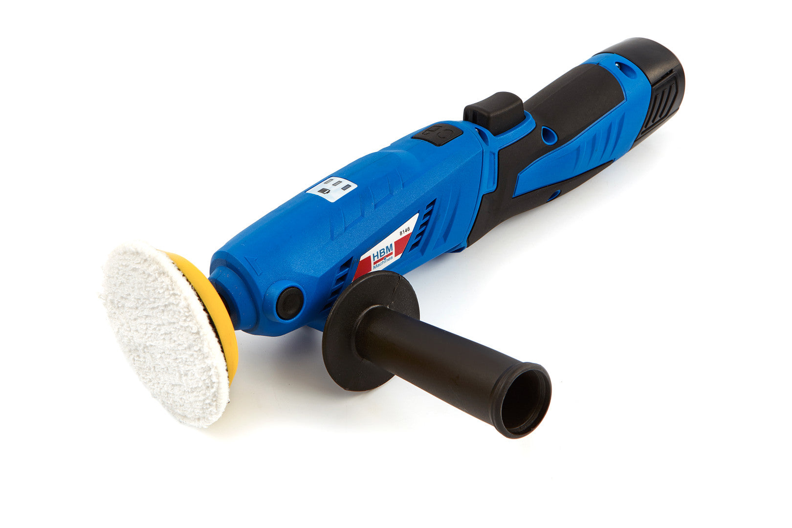 Akumulátorová leštička 75mm, 10,8V, 1,5Ah s príslušenstvom HBM Machines Holandsko