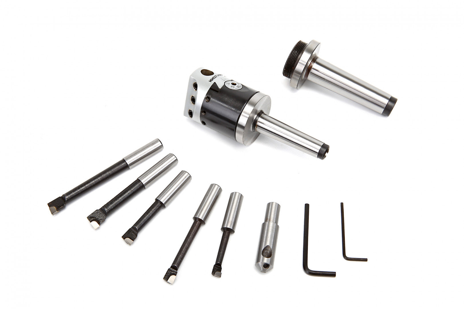 Sada 5 vyvrtávacích nožov s hlavou 50 mm s tŕňom MC2 MC3 pre sústruh HBM