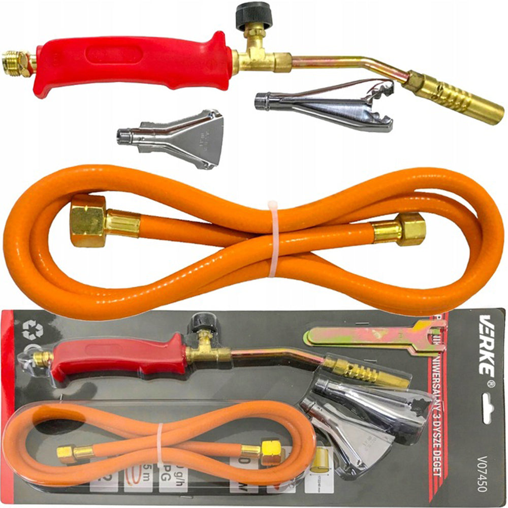 Plynový horák s 3 koncovkami