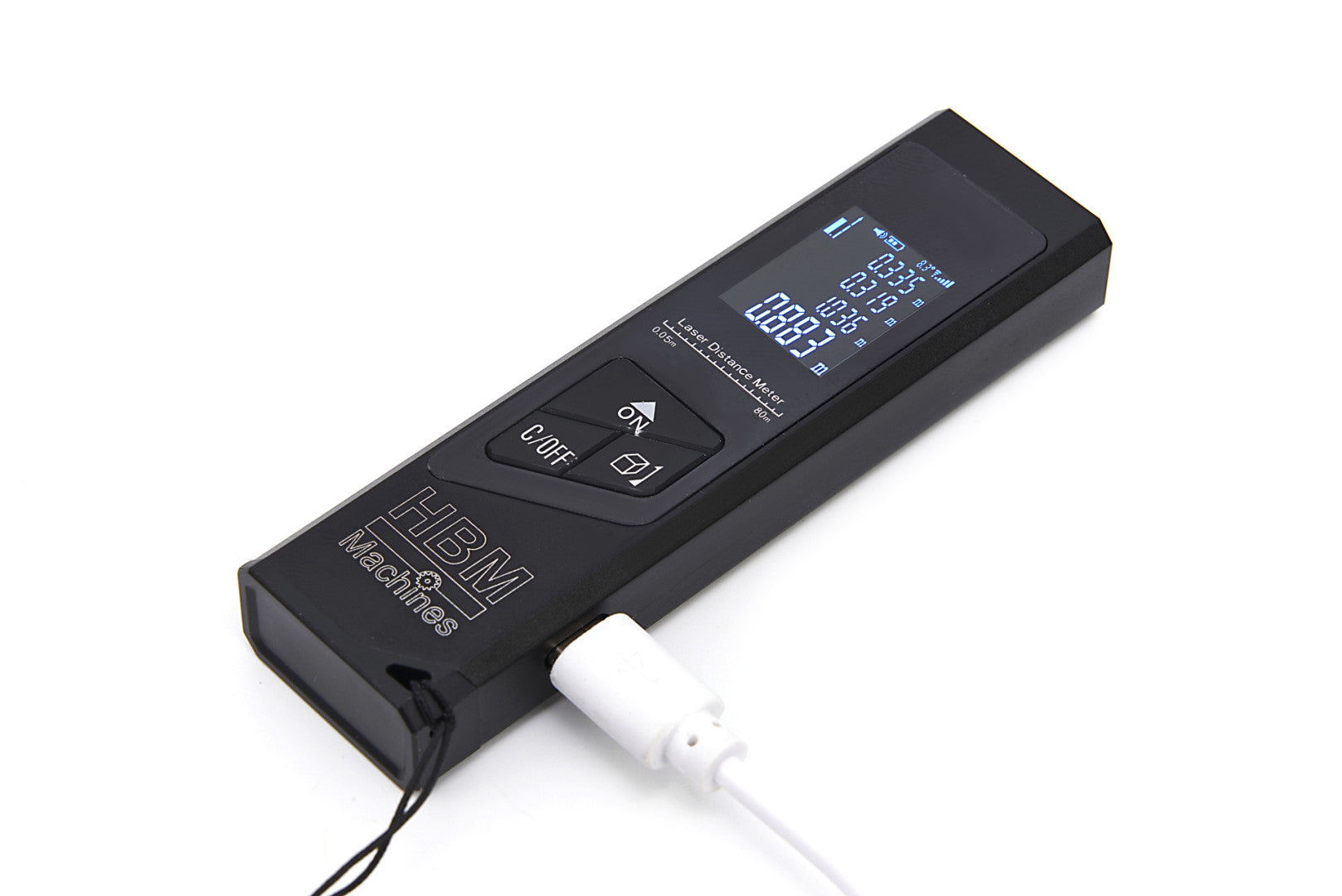 Profesionálny laserový diaľkomer - merač vzdialenosti, 2 v 1, s uhlomerom, 40m