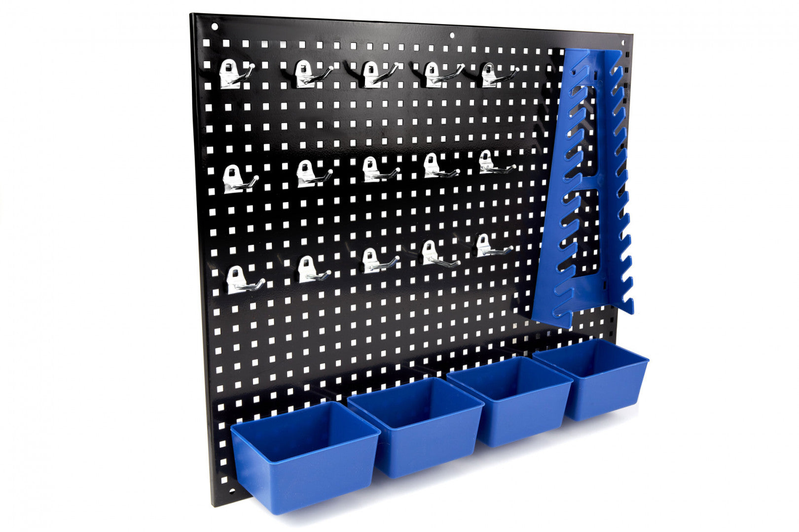 Nástenný organizér náradia s háčikmi a policami 110 × 45cm HBM Machines Holandsko