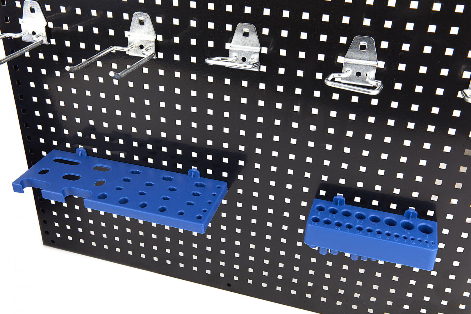 Nástenný organizér náradia s háčikmi a policami 110 × 45cm HBM Machines Holandsko