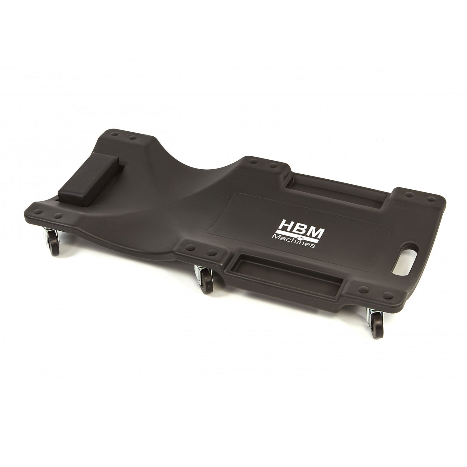 Montážne ležadlo pre automechanikov čierne