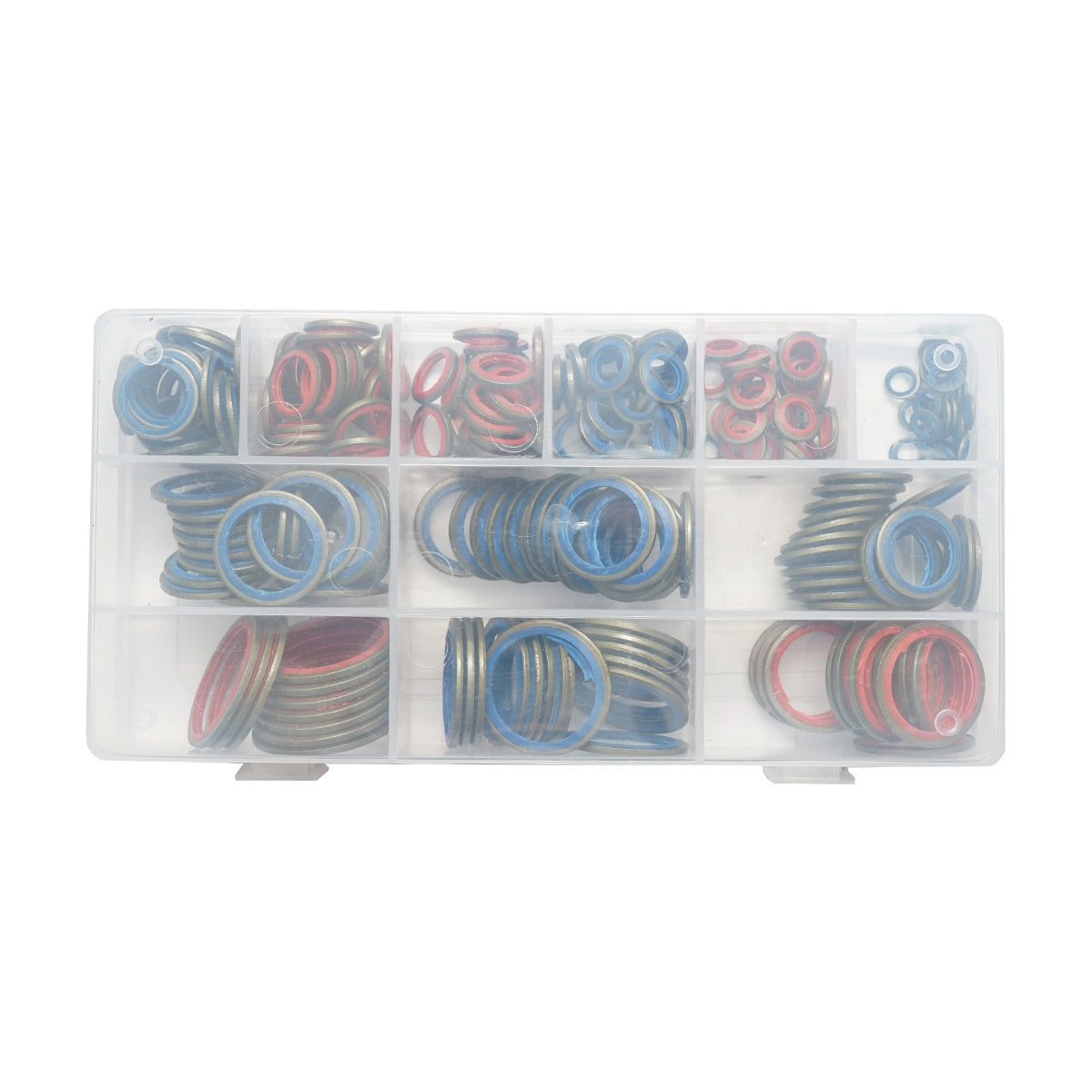 Sada tesnení z kovu s gumou 245 kusov