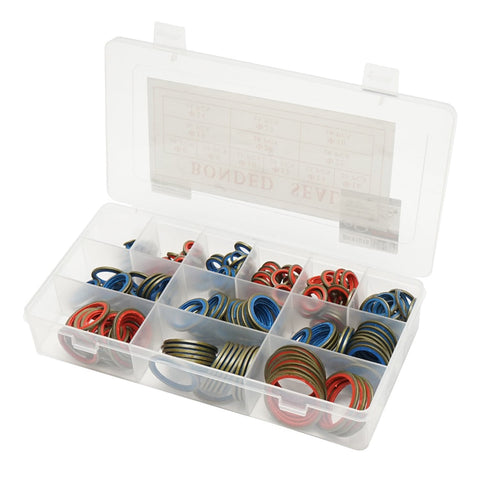 Sada tesnení z kovu s gumou 245 kusov