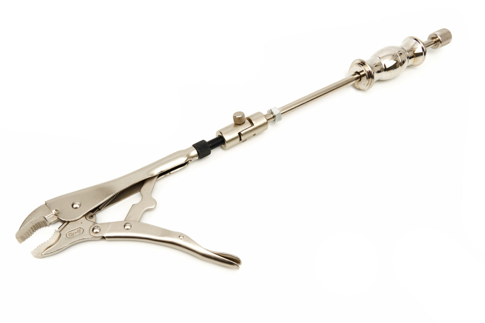 Samozverné kliešte s tiahlom a posuvným kladivom hbm