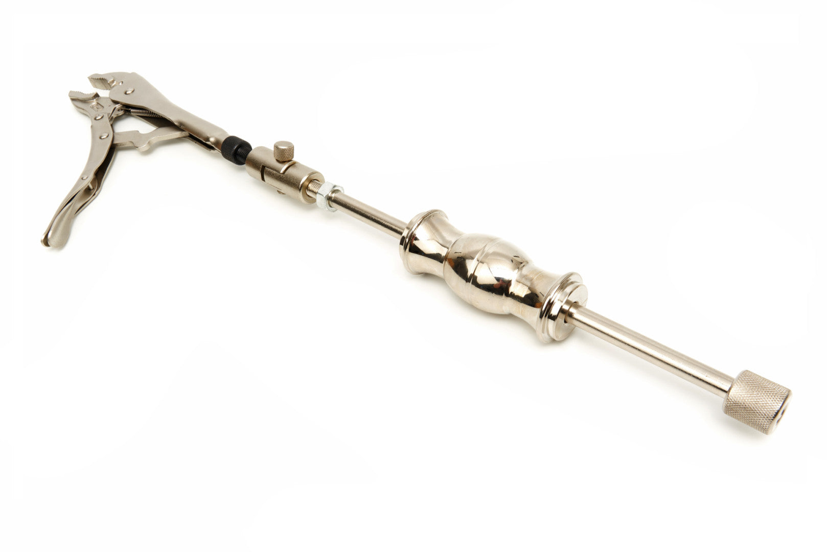 Samozverné kliešte s tiahlom a posuvným kladivom hbm