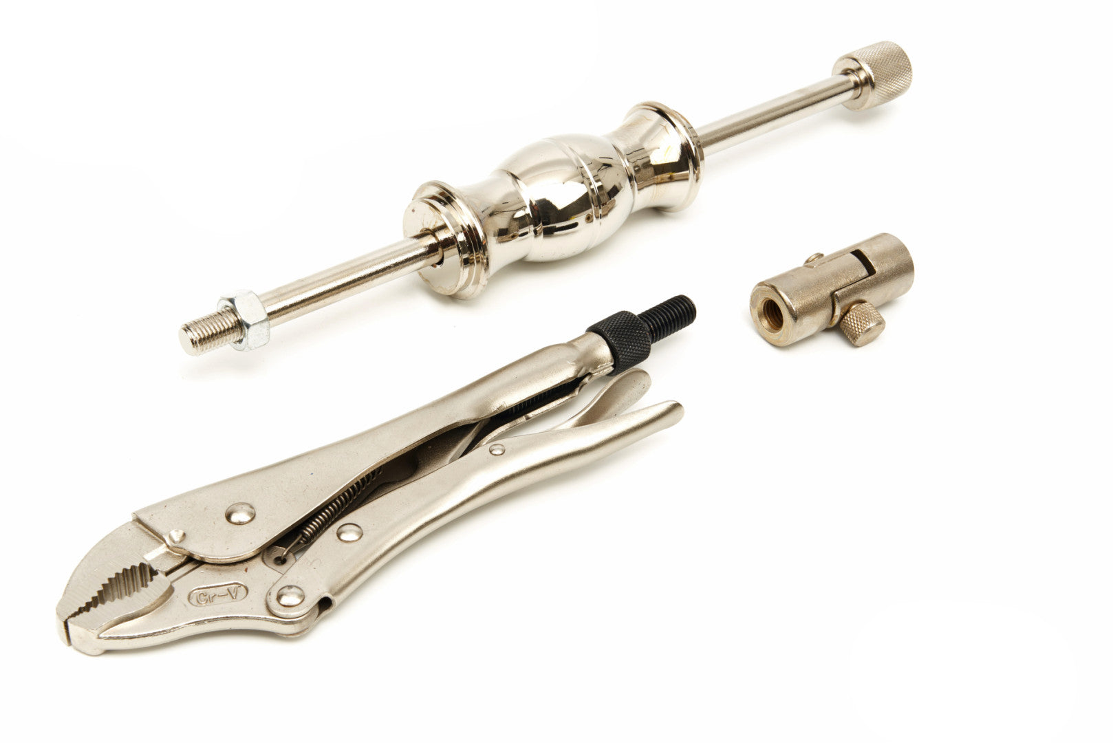 Samozverné kliešte s tiahlom a posuvným kladivom hbm