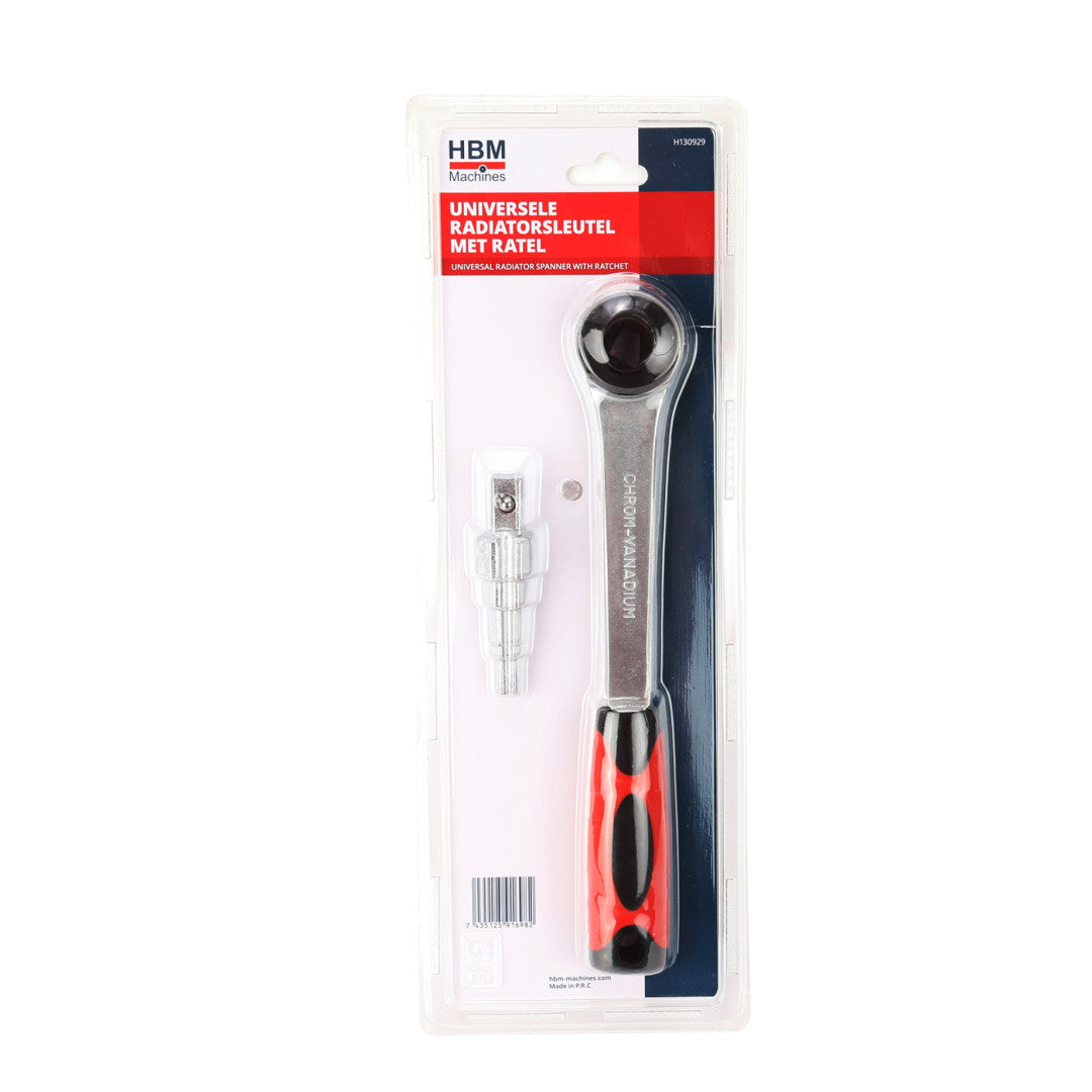 Račňový kľúč na radiátor v stupňoch HBM