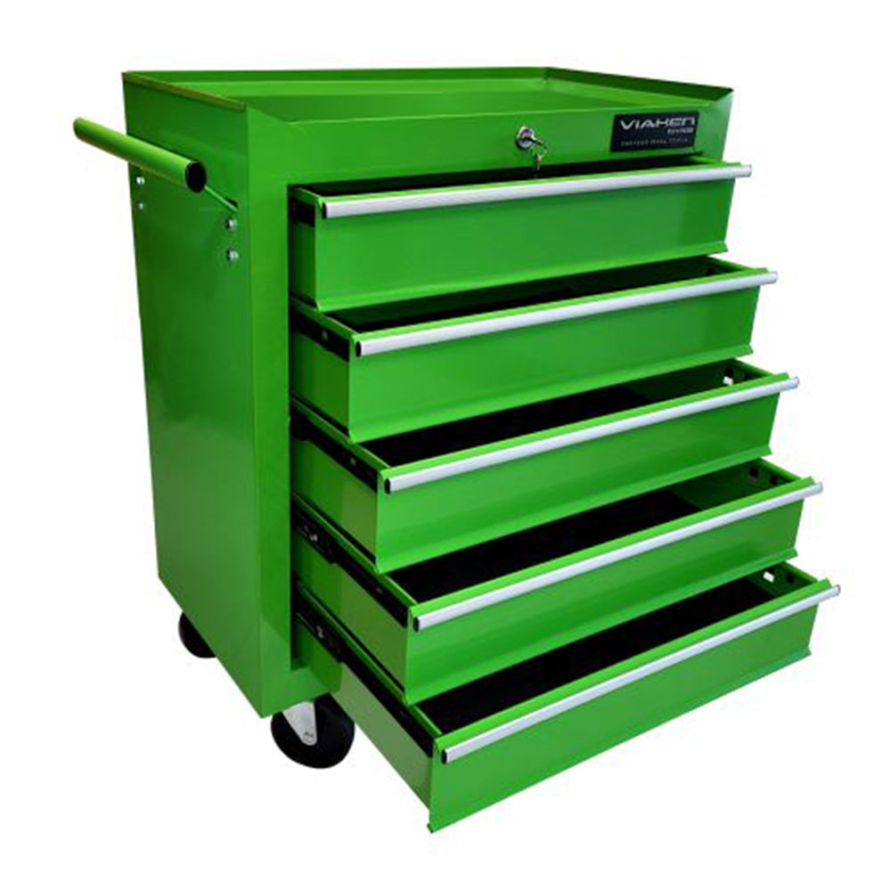 Profesionálna kovová skrinka - vozík s 5 zásuvkami