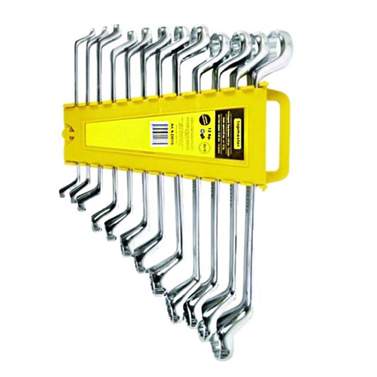 Sada zahnutých očkových kľúčov 6 - 32mm 12ks Topmaster