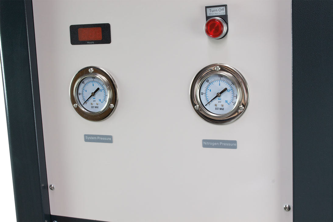 Prístroj na hustenie pneumatík dusíkom