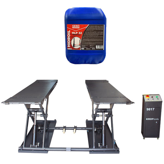 Mobilný nožnicový zdvihák 3t 220V + olej zdarma