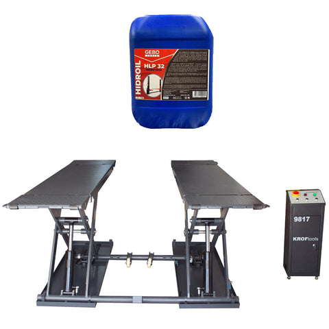 Mobilný nožnicový zdvihák 3t 220V + olej zdarma