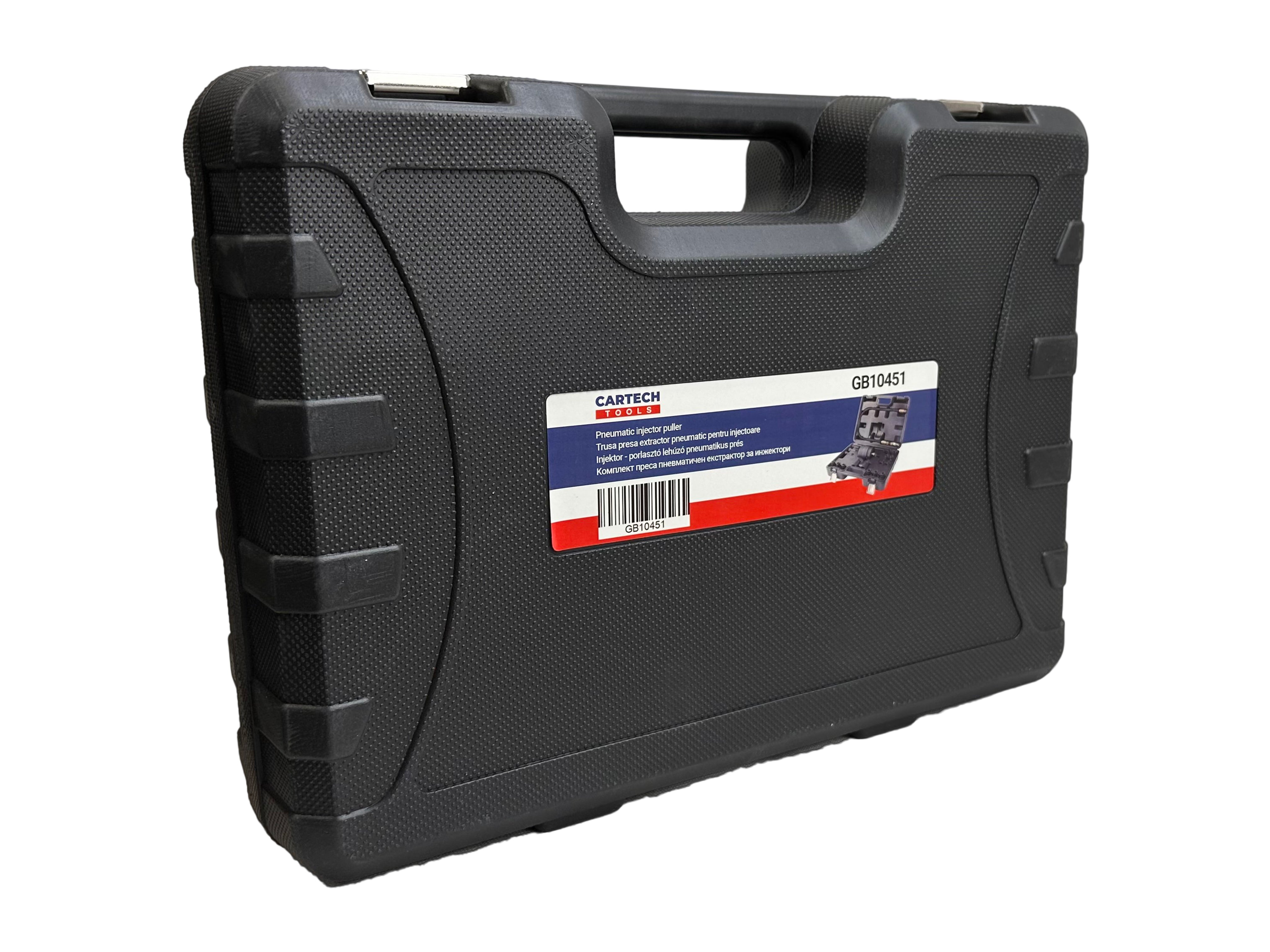 Sada pneumatického sťahováka vstrekovačov, 1000Nm, 21ks - Bosch, Delphi, Denso, Siemens