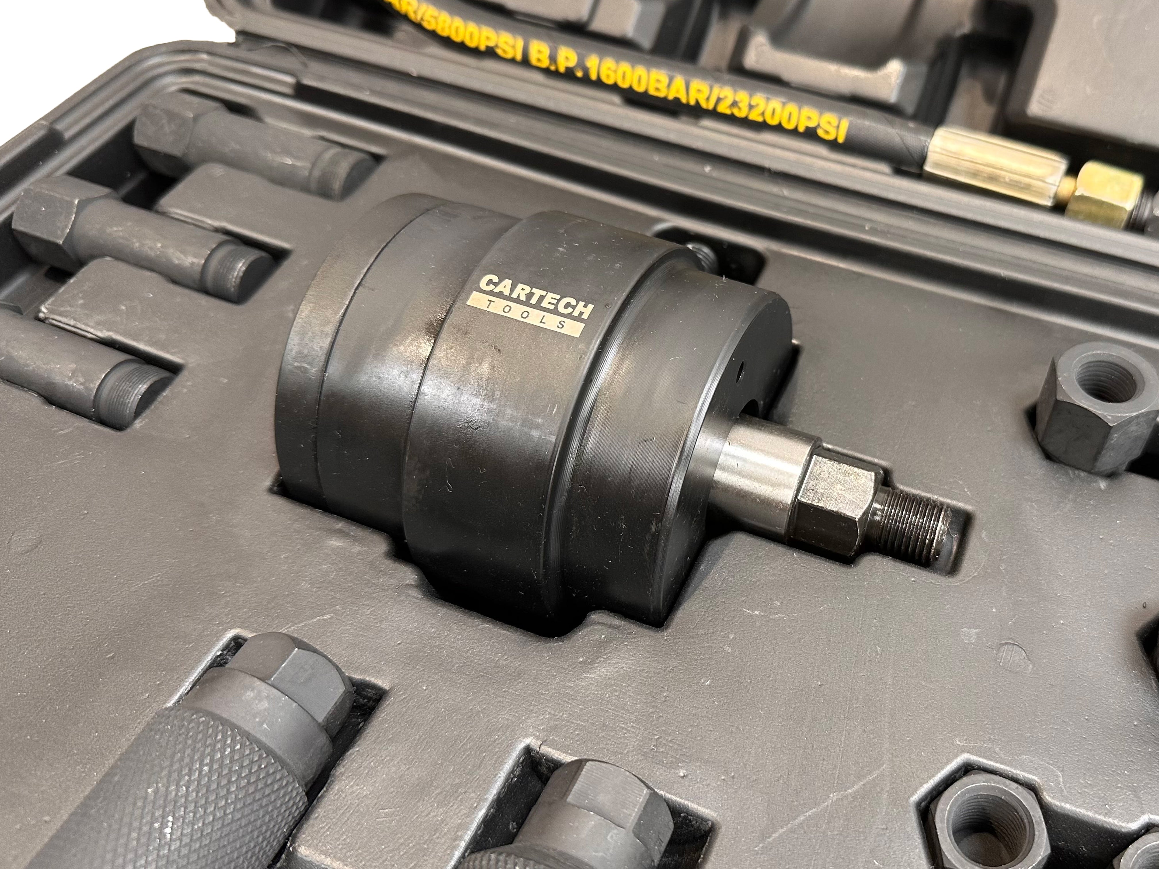 Sada pneumatického sťahováka vstrekovačov, 1000Nm, 21ks - Bosch, Delphi, Denso, Siemens